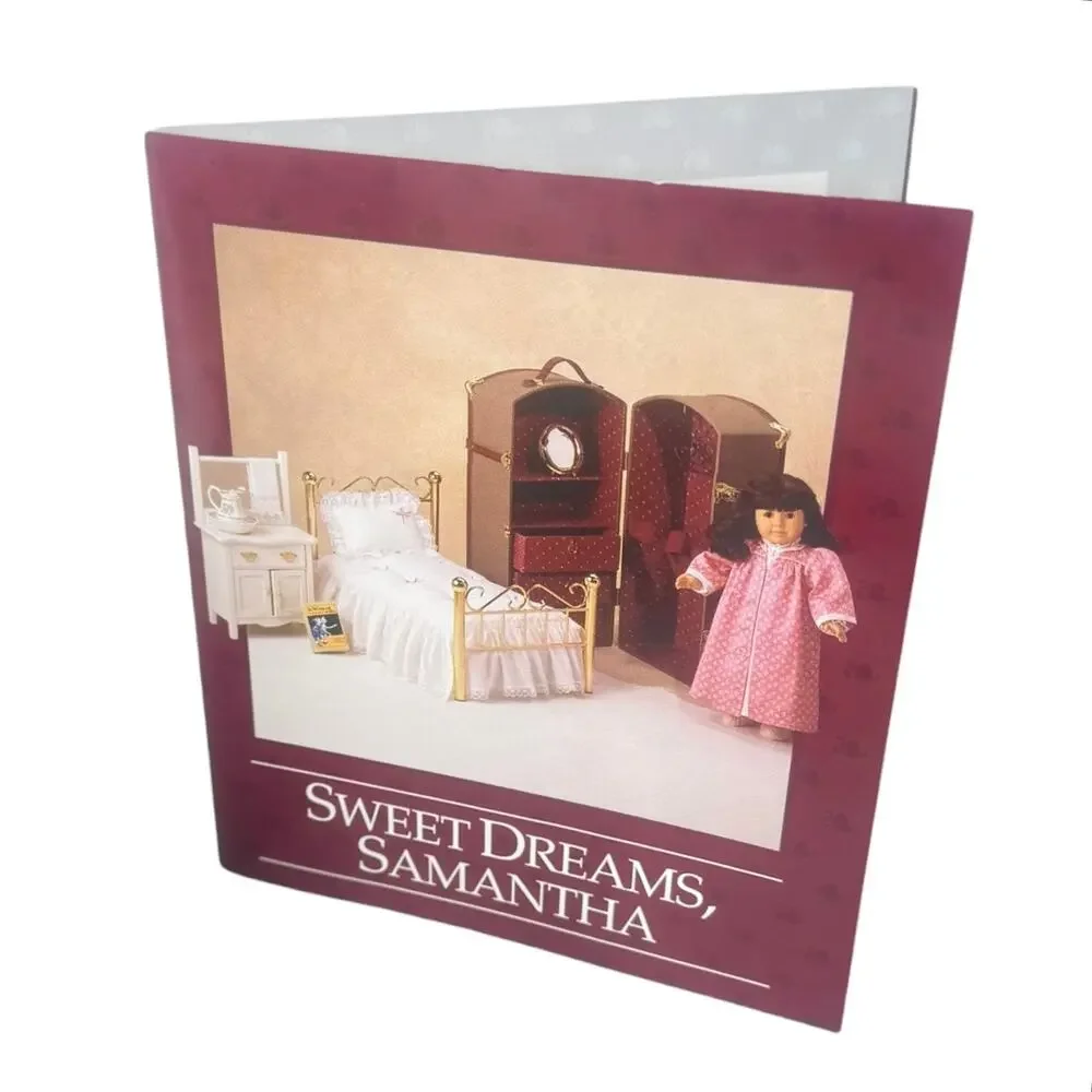 American Girl Samantha Bedtime Accessories Music Box Bear Wizard Oz Book Album